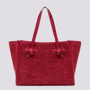 Borsa a spalla Marcella Furry paprika