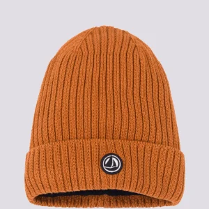 Berretto IN MAGLIA CON FODERA IN PILE ARANCIONE