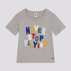 T-SHIRT STAMPATA IN JERSEY LEGGERO BAMBINO