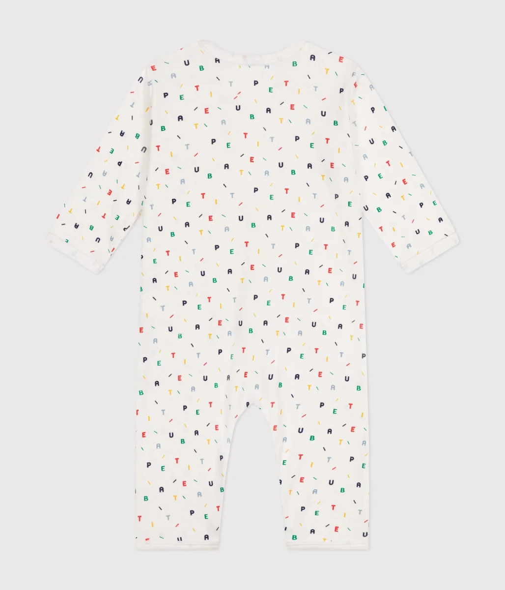 Tutina fantasia lettere senza piedini - immagine 3