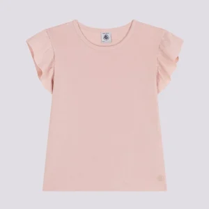T-SHIRT IN COTONE ROSA BAMBINA