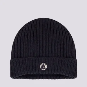 Berretto IN MAGLIA CON FODERA IN PILE BLU