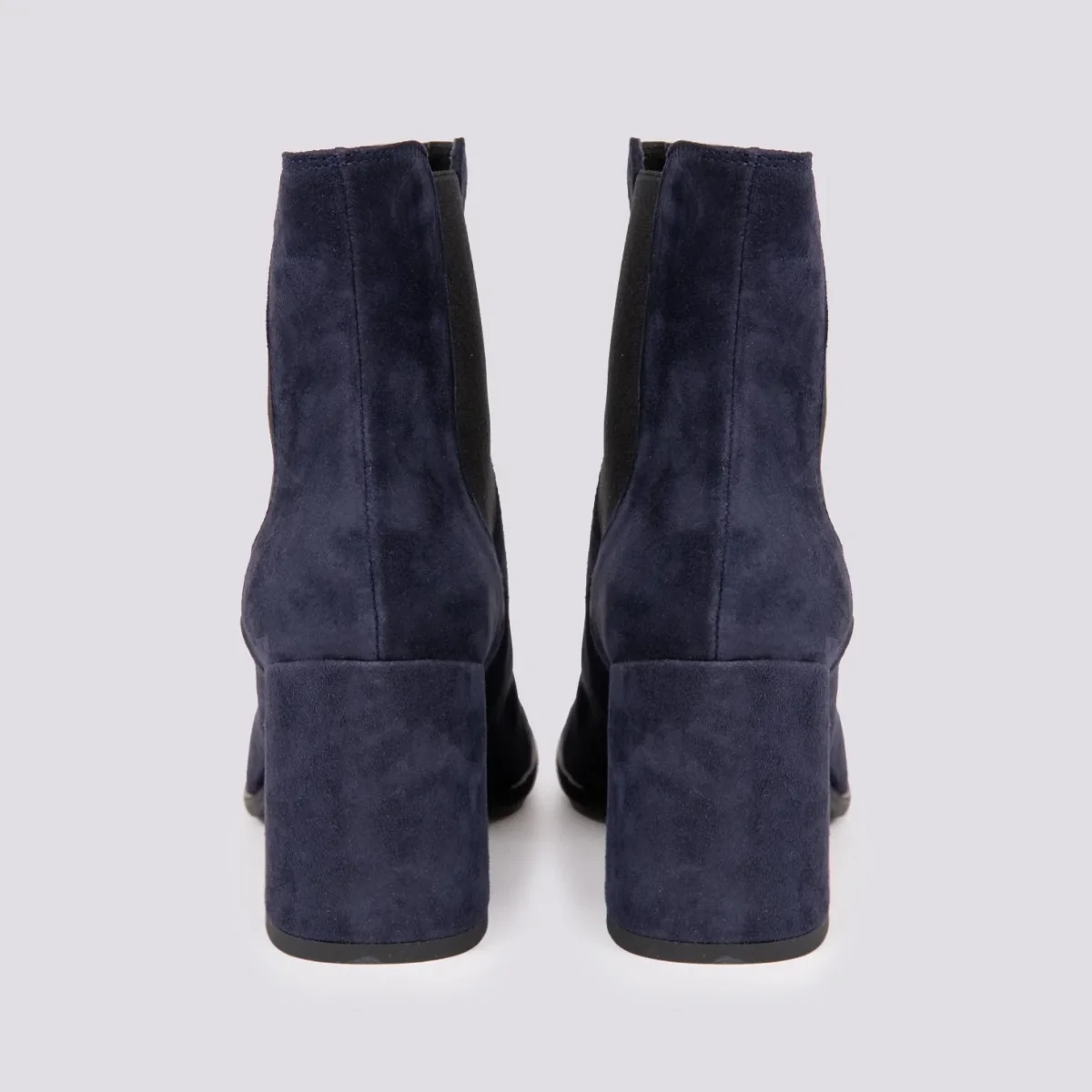 STIVALETTO CON ELASTICI IN CAMOSCIO BLU - immagine 4