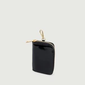 PORTAFOGLIO ALTER EGO NERO IN PELLE VERNICE