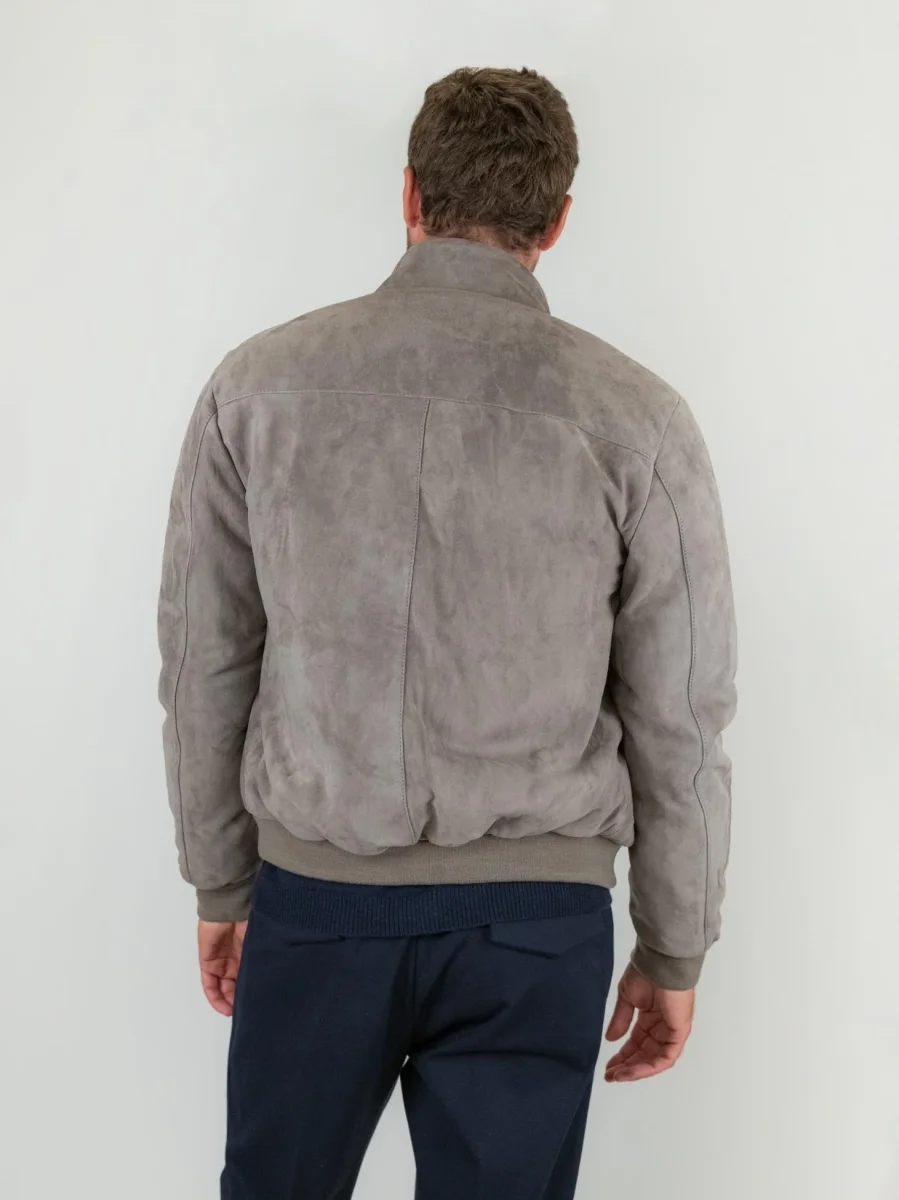 GIACCA IN CAMOSCIO GRIGIO ELVIS - immagine 4