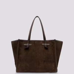 SHOPPING MARCELLA IN CAMOSCIO CIOCCOLATO