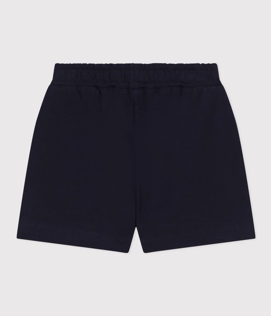 SHORTS IN COTONE BLU BAMBINI - immagine 4