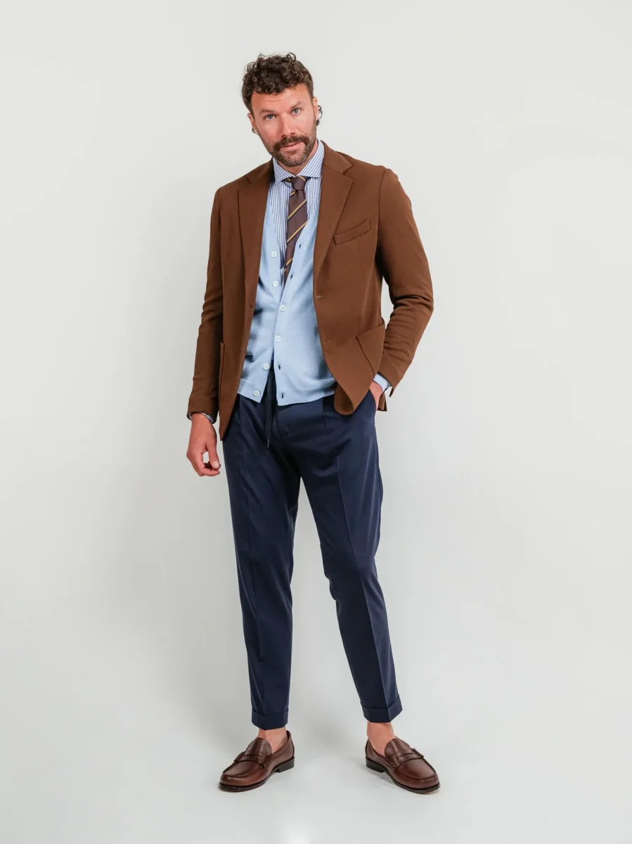 BLAZER MONOPETTO CAFFE - immagine 6