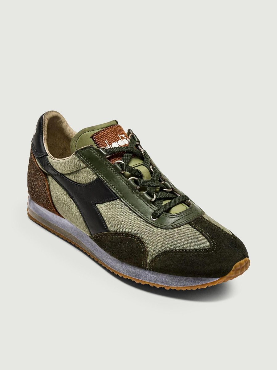 SNEAKER DIADORA EQUIPE DIRTY STONEWASH verde - immagine 3