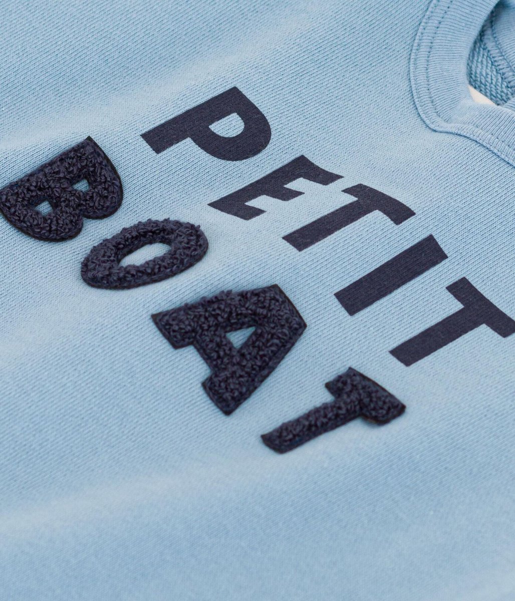 FELPA PETIT BOAT AZZURRA - immagine 4