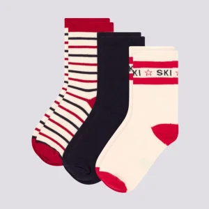 CONFEZIONE DA 3 PAIA DI CALZINI PER LO SCI BAMBINO UNISEX