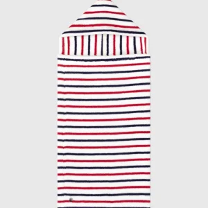 Mantellina da bagno stampa a righe