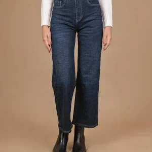 JEANS A PALAZZO SCURO