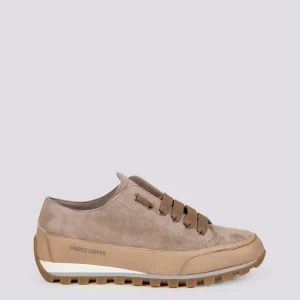 SNEAKER JANIS CHIC in camoscio TORTORA
