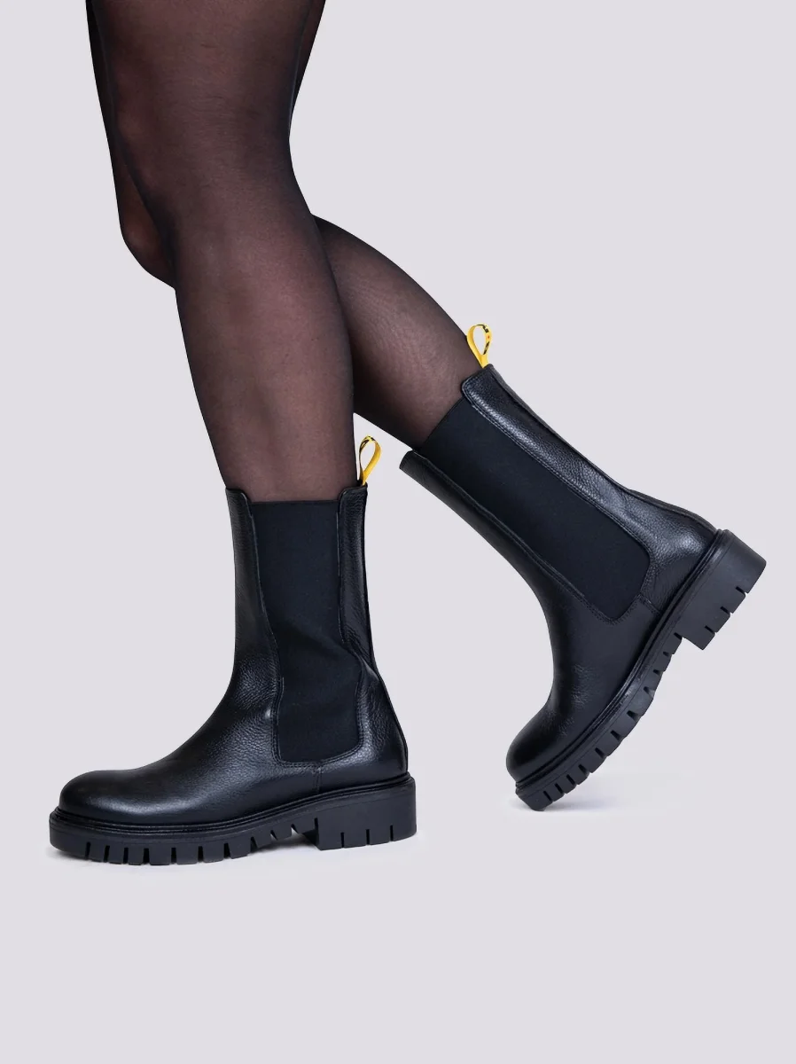 BIKER BiMOR IN PELLE NERO - immagine 7