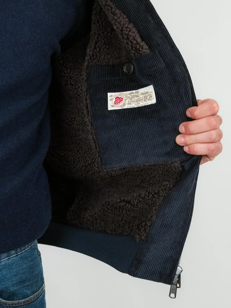 GIACCA G9 blu IN COTONE CERATO - immagine 5