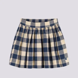 GONNA A RUOTA IN FLANELLA DI COTONE BAMBINA