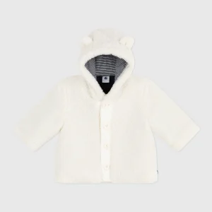 CAPPOTTO IN SHERPA IMBOTTITO CON CAPPUCCIO