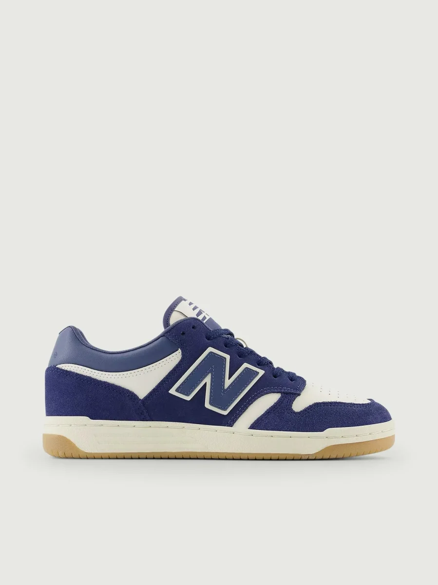 Sneaker NEW BALANCE 480 Bianco NAVY