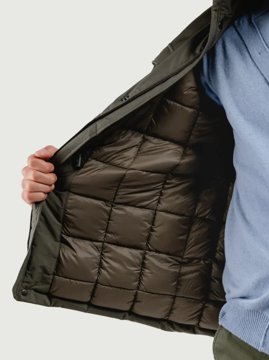 FIELD JACKET IN NYLON VERDE MILITARE - immagine 6