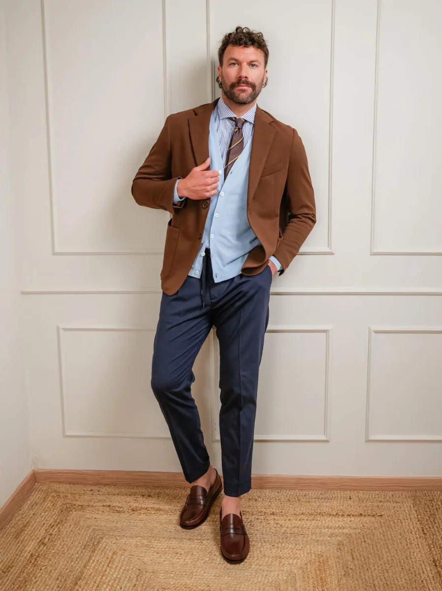 BLAZER MONOPETTO CAFFE - immagine 7