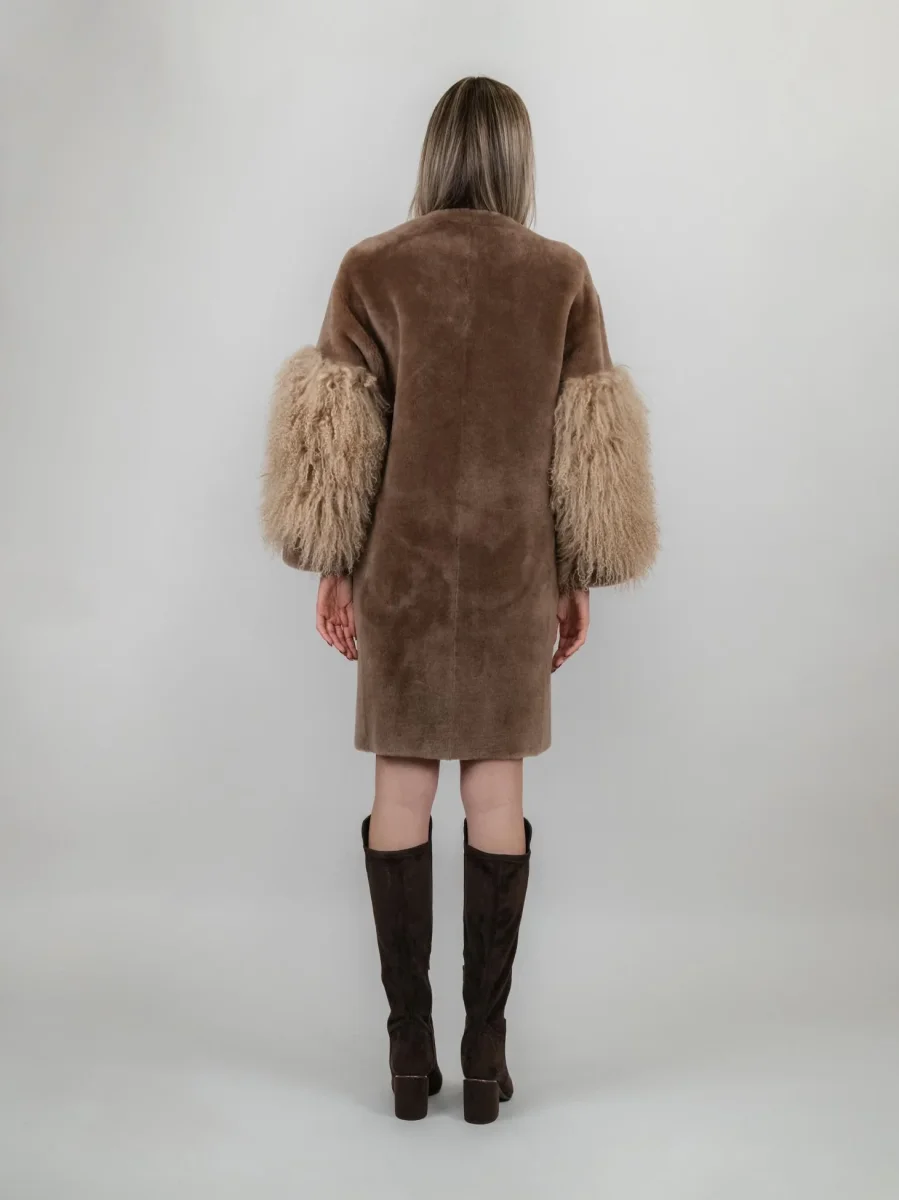 Montone color cammello - immagine 4