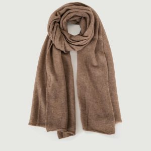 SCIARPA TAUPE IN CASHMERE