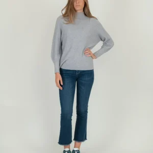 JEANS 5 TASCHE SFRANGIATO DENIM SCURO