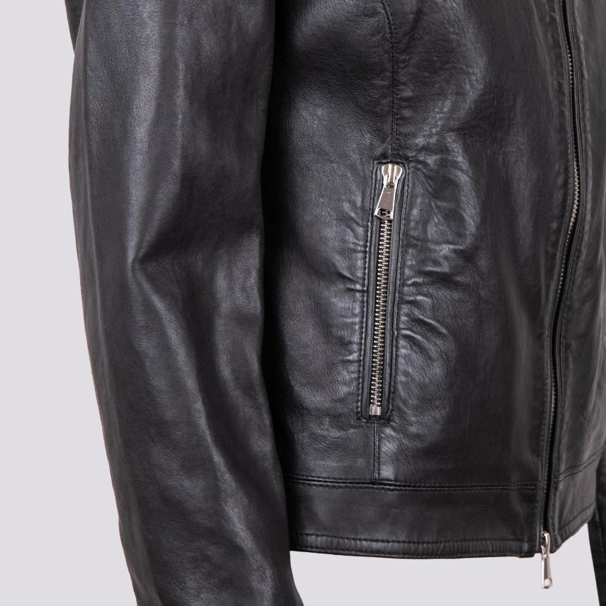 CHIODO FODERATOIN PELLE NERO - immagine 5