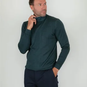 DOLCEVITA IN LANA MERINO VERDE BOTTIGLIA