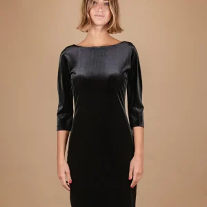 TUBINO IN VELLUTO NERO