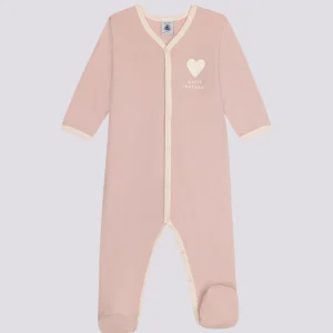 PIGIAMA BEBÈ IN COTONE CON CUORICINO