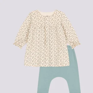 ABITO IN TUBIQUE E LEGGINGS PER BEBÈ