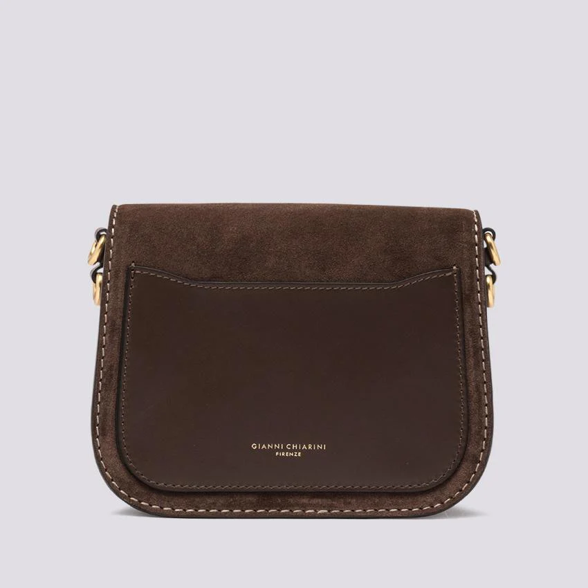 BORSA tracolla Meg In suede testa moro - immagine 3