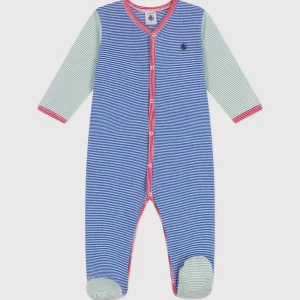 Tutina con piedi millerighe per bebè