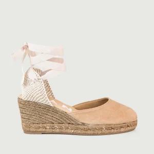 ESPADRILLAS BASSE SCAMOSCIATE TAUPE