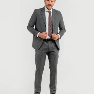 ABITO IN LANA GRIGIO ANTRACITE