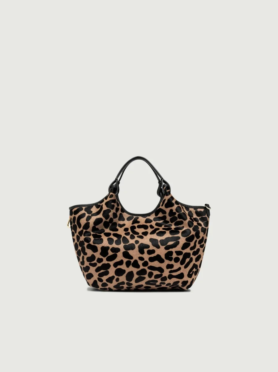 Borsa a spalla Dua color leo macchia nero-nero - immagine 6