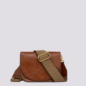 Borsa a tracolla Tara in naplak cognac