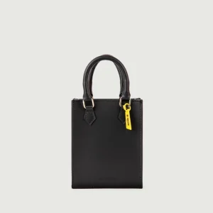 BORSA IN PELLE NERA BABY