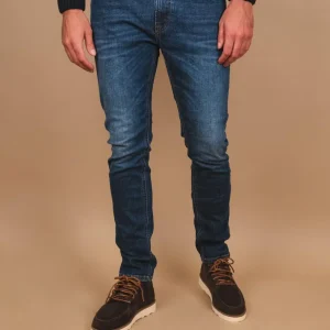 JEANS 5 TASCHE IN DENIM SCURO SLIM FIT