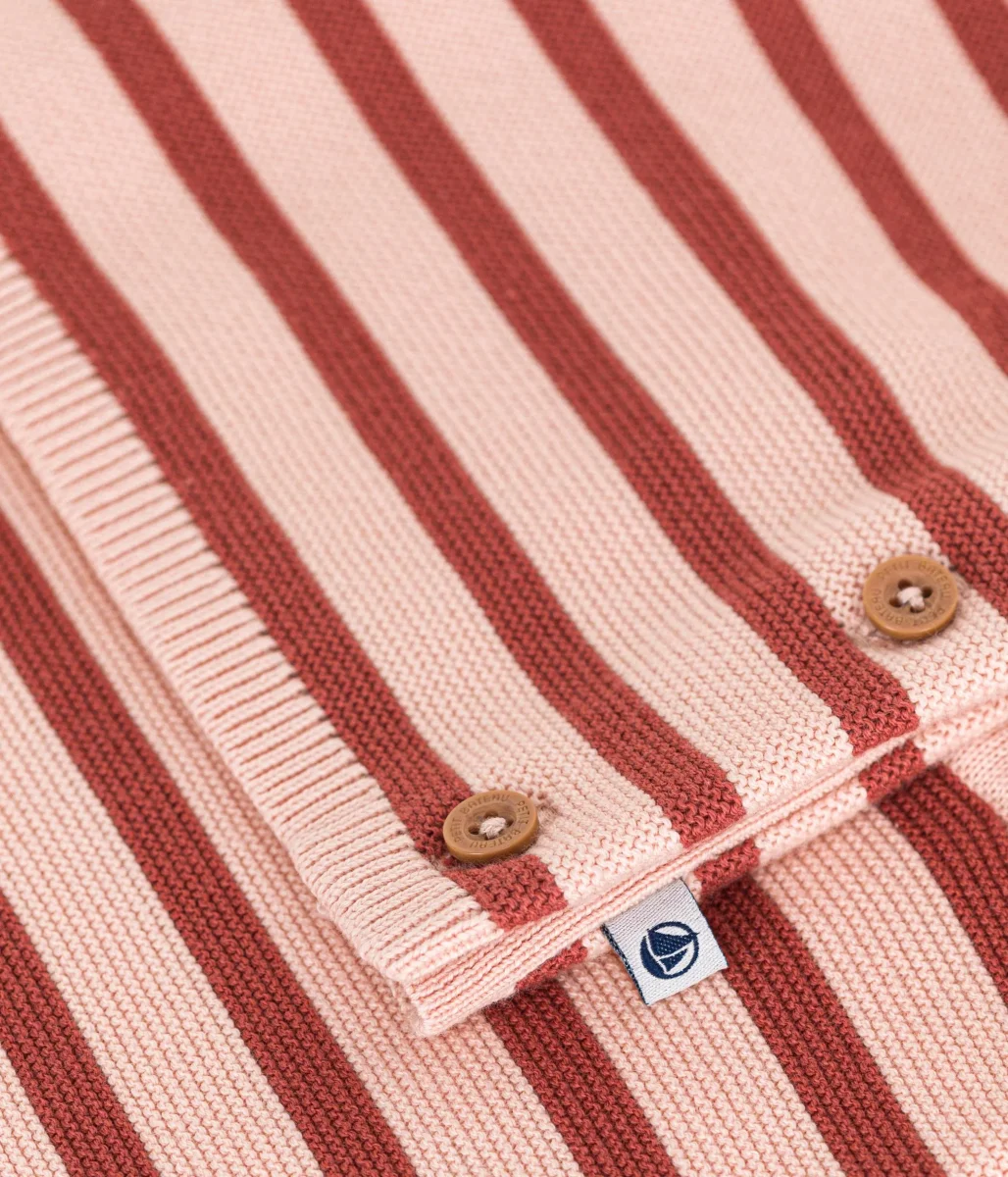 COMPLETO 2 PEZZI BEBÈ IN MAGLIA DI COTONE A RIGHE - immagine 3