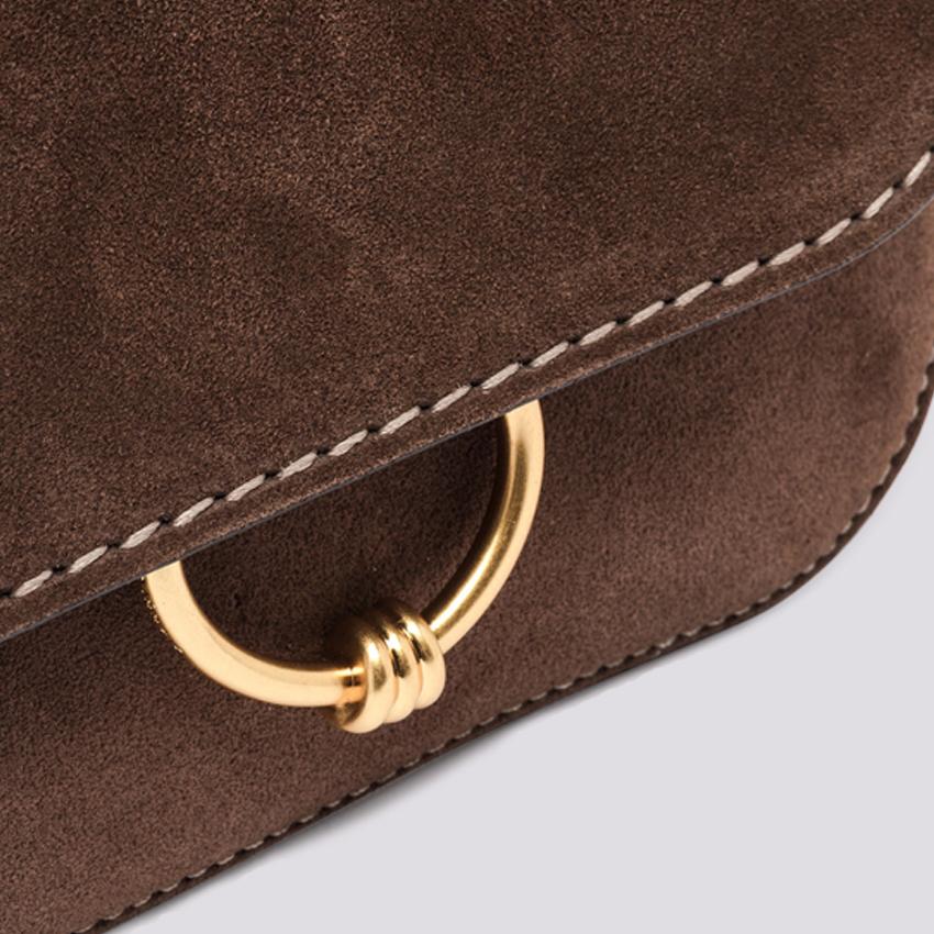 BORSA tracolla Meg In suede testa moro - immagine 6