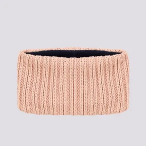 SNOOD IN MAGLIA A RIGHE CON FODERA IN PILE