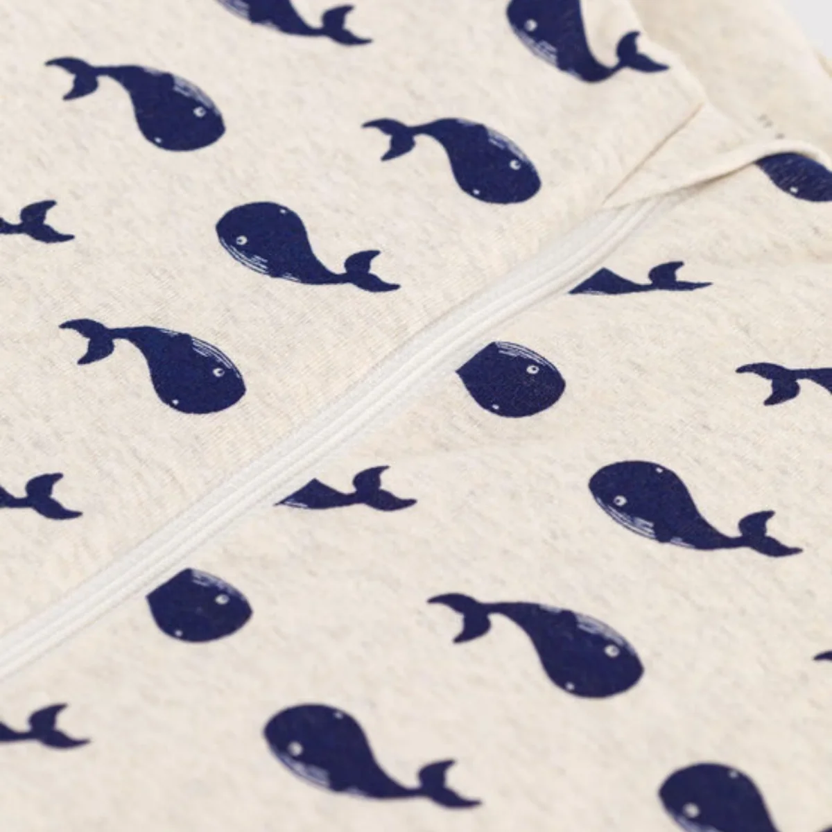 SACCO NANNA BALENE MARINE IN COTONE - immagine 5