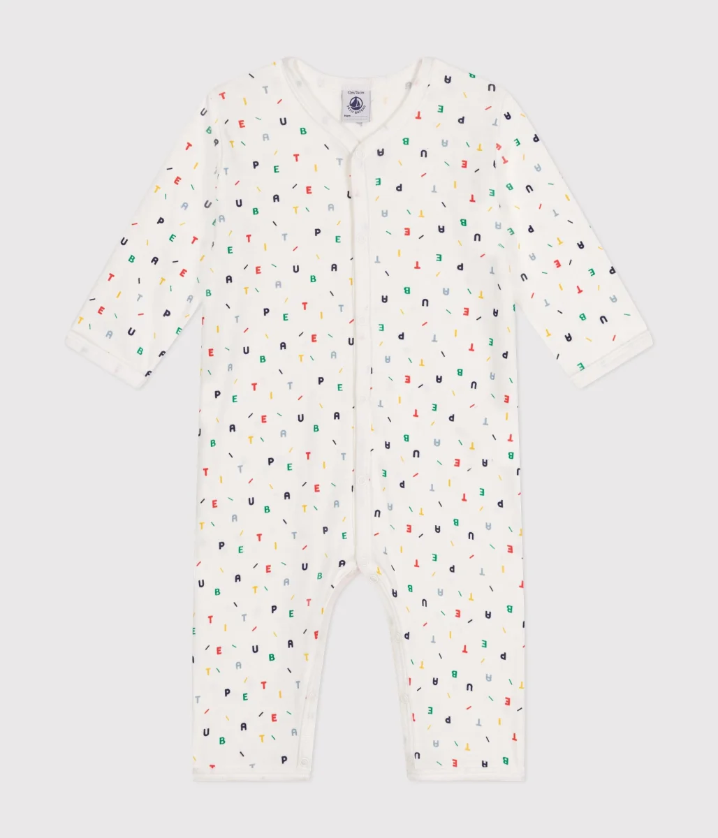 Tutina fantasia lettere senza piedini