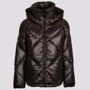 PIUMINO CORTO IN NYLON LEGGERO NERO