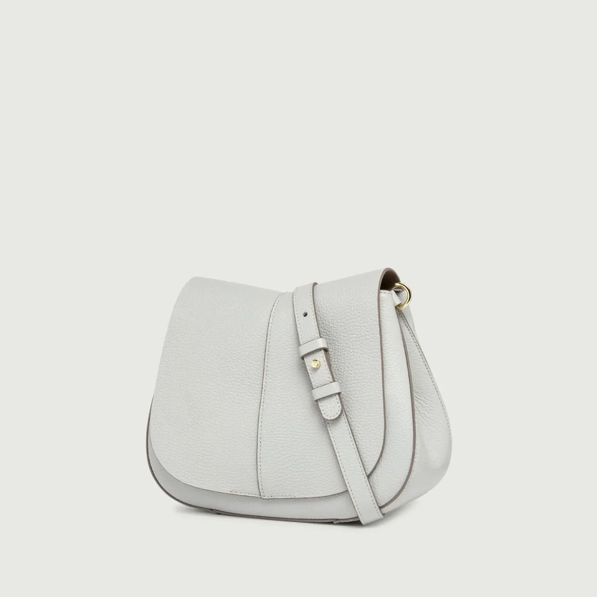 Borsa a tracolla Helena Round in pelle Silice - immagine 9