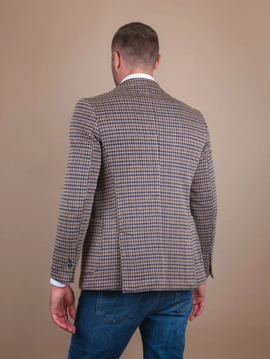 BLAZER SFODERATO IN FANTASIA pied de poule - immagine 4