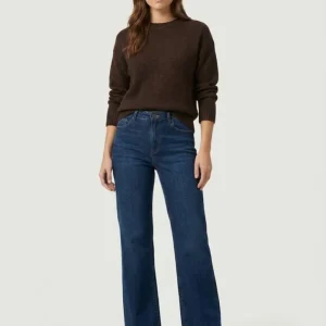 Jeans a palazzo in denim lavaggio scuro